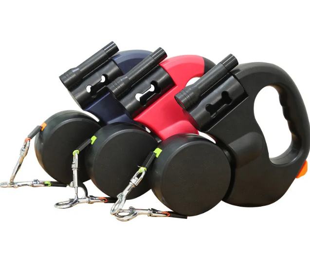 Mutt & Home Auto switching Double Dog Leash