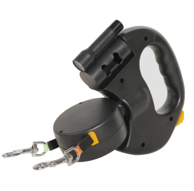 Mutt & Home Auto switching Double Dog Leash