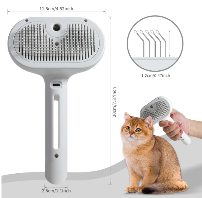 Mutt & Home Pet Hair Spray Brush