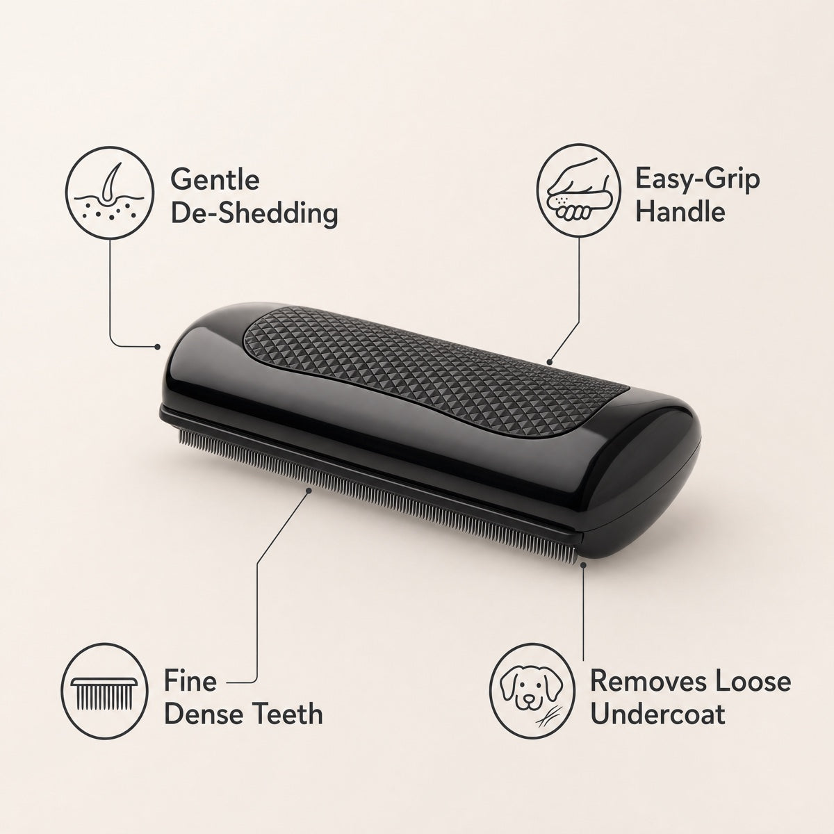 Mutt & Home Pet Grooming Comb